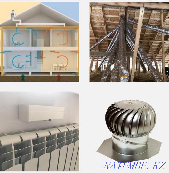 Ventilation of cafes, cottages, home ventilation in Nur-Sultan Astana - photo 2