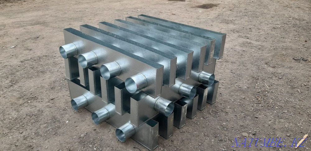 Вытяжка. Вентиляция. Приточка. Зонты. Коллектор. Парпеты. Фасонины. Астана - изображение 3