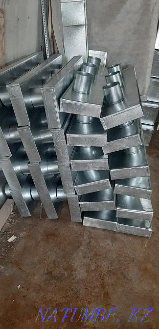 Вытяжка. Вентиляция. Приточка. Зонты. Коллектор. Парпеты. Фасонины. Астана - изображение 8