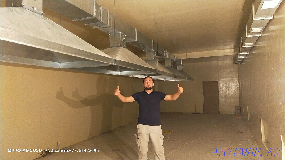 Ventilation|exhaust|supply|air ducts|exhaust hoods|fans Atyrau - photo 1