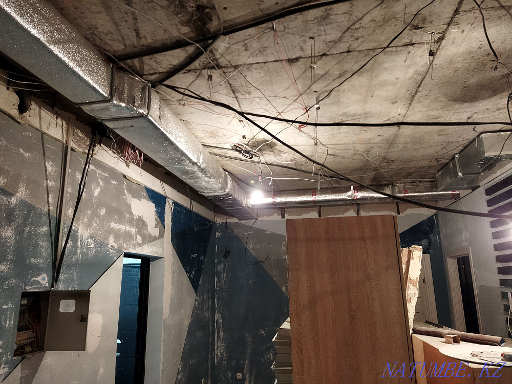 Ventilation (installation) plums, garbage containers. Astana - photo 8