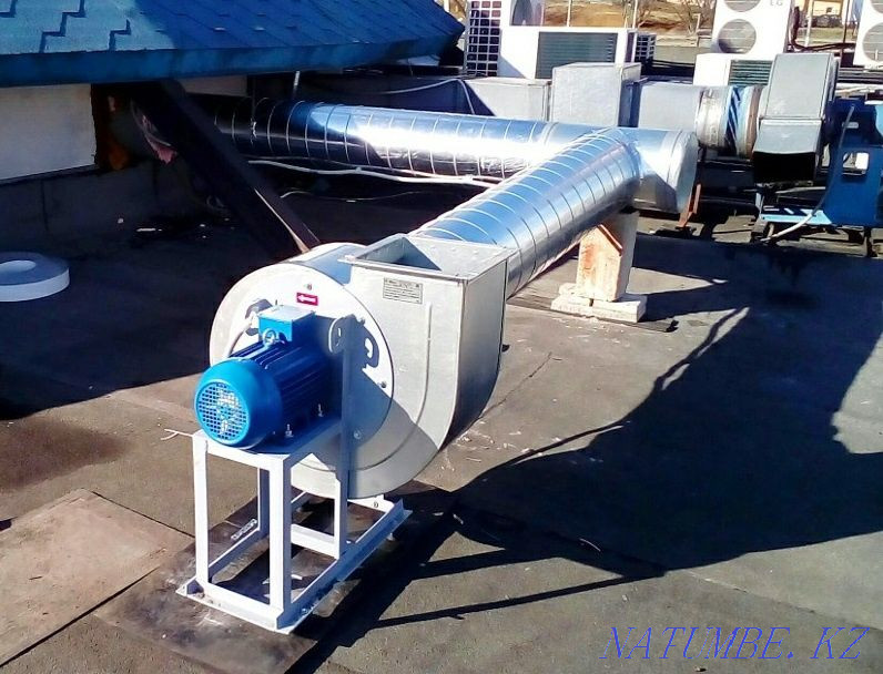 Ventilation (installation) plums, garbage containers. Astana - photo 7