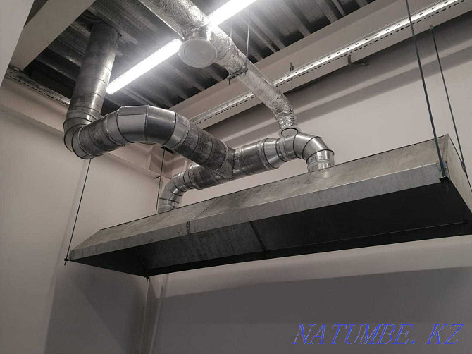 Ventilation, Manufacture of umbrellas and air ducts. Astana - photo 4