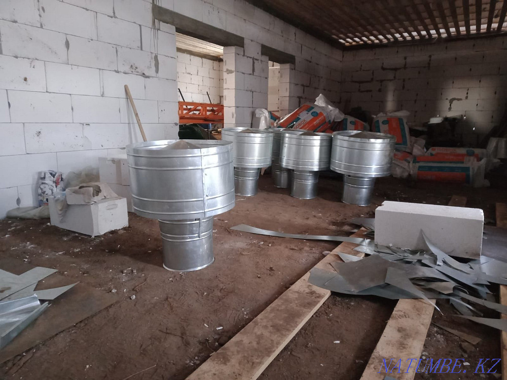 Ventilation. Production and installation of ventilation systems of any complexity Aqtobe - photo 1