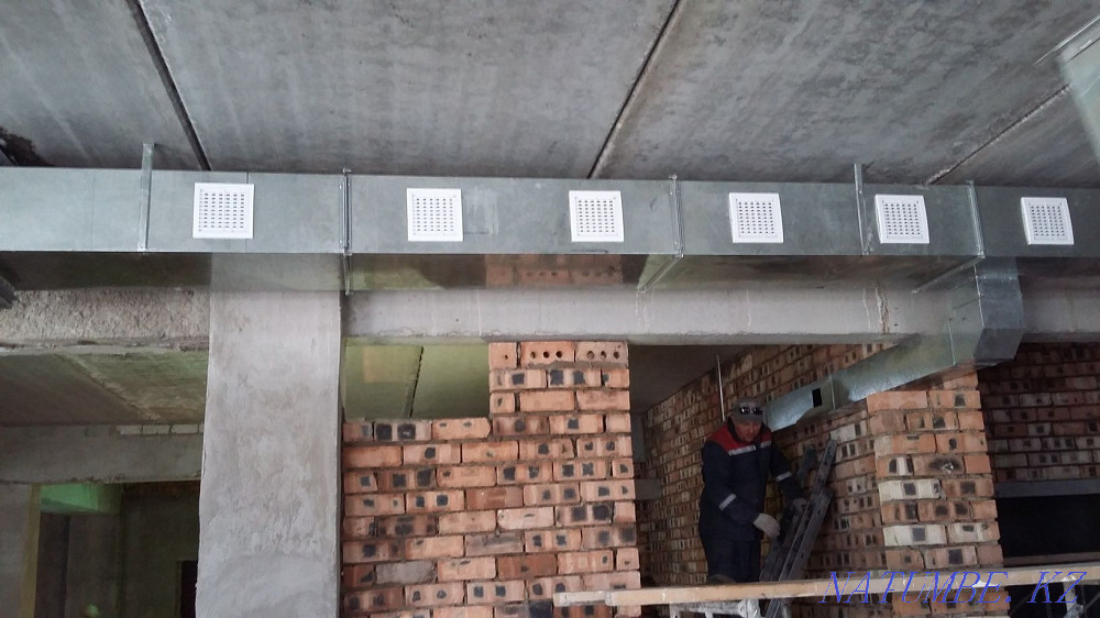 Вентиляция. Изготовление и монтаж воздуховод. Услуги жестянщика. Семей - изображение 2