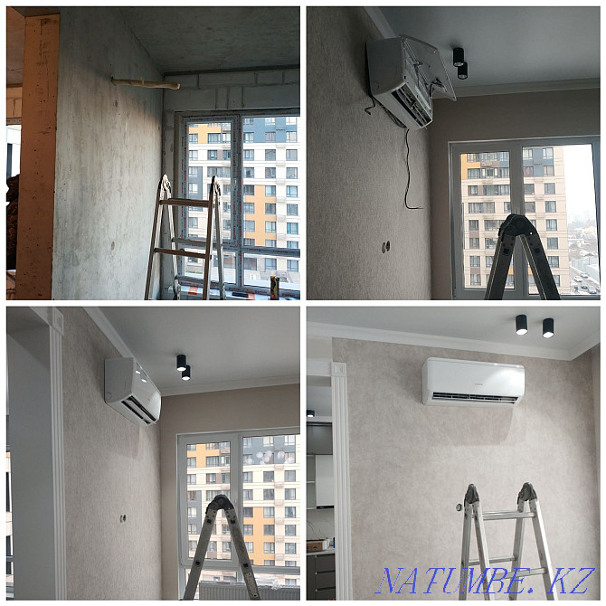 Installation from 20.000tg, in 2 stages. Installation Sale of air conditioner dismantling Almaty - photo 5