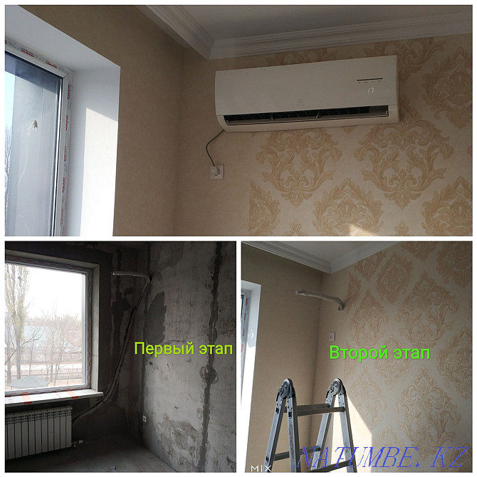 Installation from 20.000tg, in 2 stages. Installation Sale of air conditioner dismantling Almaty - photo 1