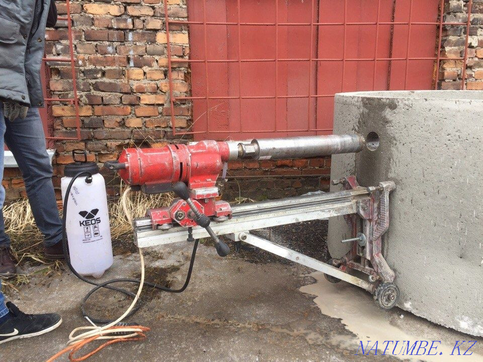Diamond drilling, wall drilling, hole drilling, concrete drilling Almaty - photo 2