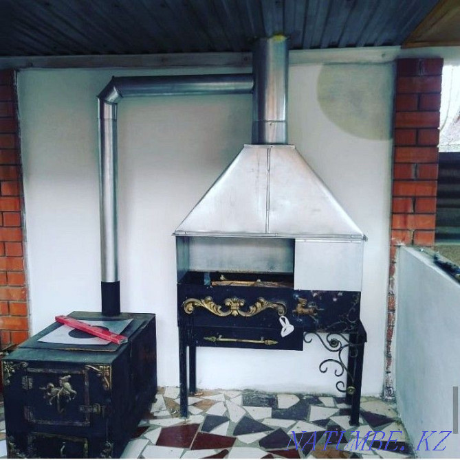 Услуга установки дымоход Жестяные работа. Вентиляция. Стройтельство Актобе - изображение 2