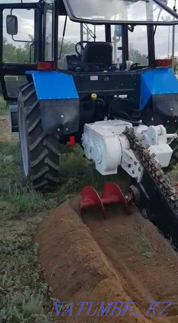 Services of a backhoe loader and a soil cutter (bar, milling cutter) Aqsay - photo 3