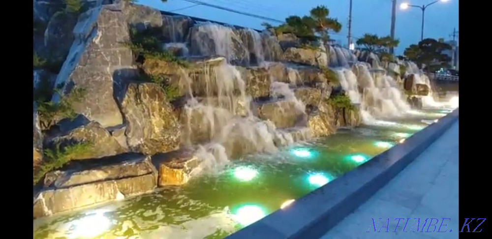 We build artificial waterfalls. Pier, Rocks, caves, grotto, streams. Taraz - photo 1