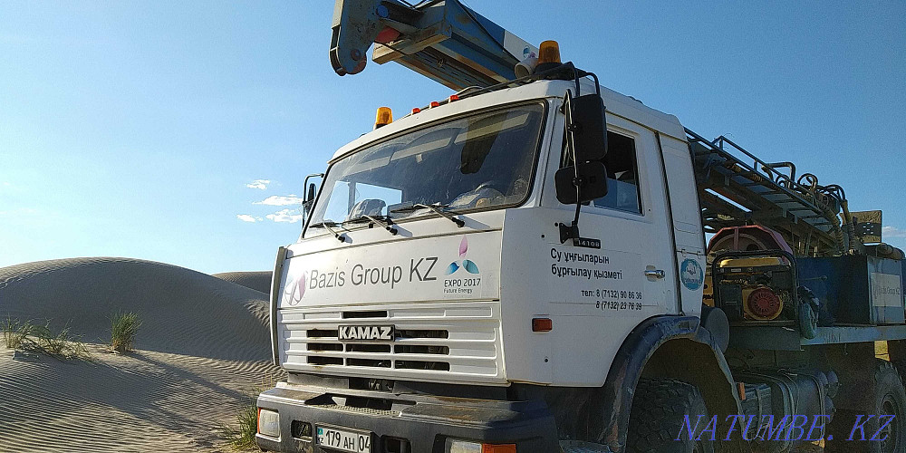 Су үшін ұңғымаларды бұрғылау. Құдық жөндеу. Компрессор қызметтері.  Ақтөбе  - изображение 2