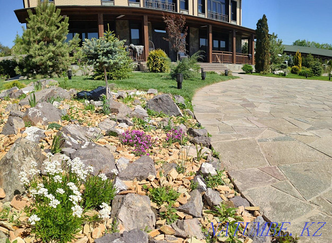 Landscaping of territories. Lawn laying. Landscaping. Almaty - photo 3