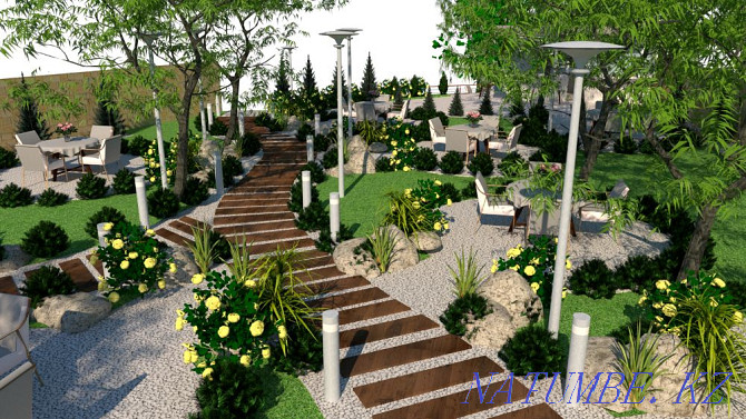 House project Landscaping design Working project Master plan Landscaping Almaty - photo 3