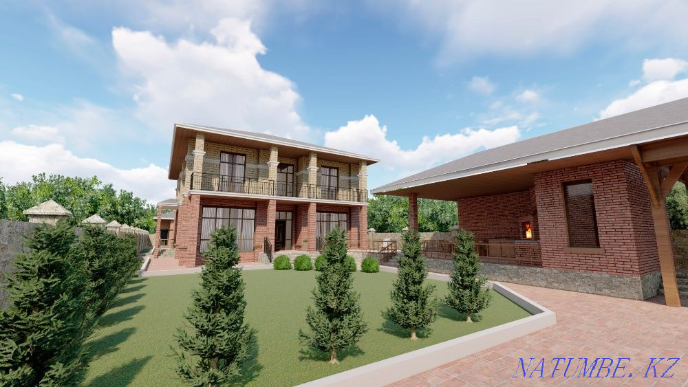 House project Landscaping design Working project Master plan Landscaping Almaty - photo 5