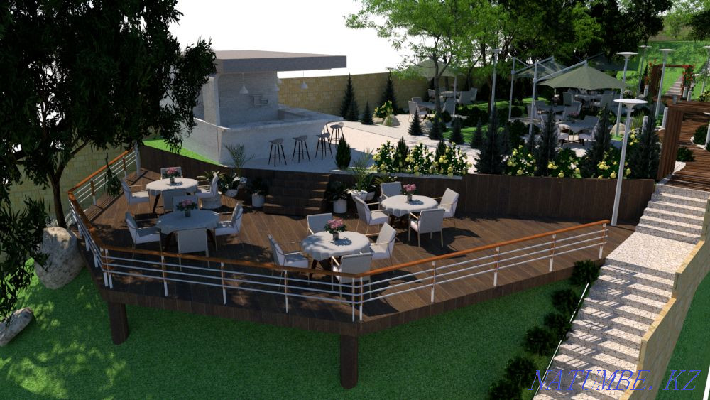 House project Landscaping design Working project Master plan Landscaping Almaty - photo 2