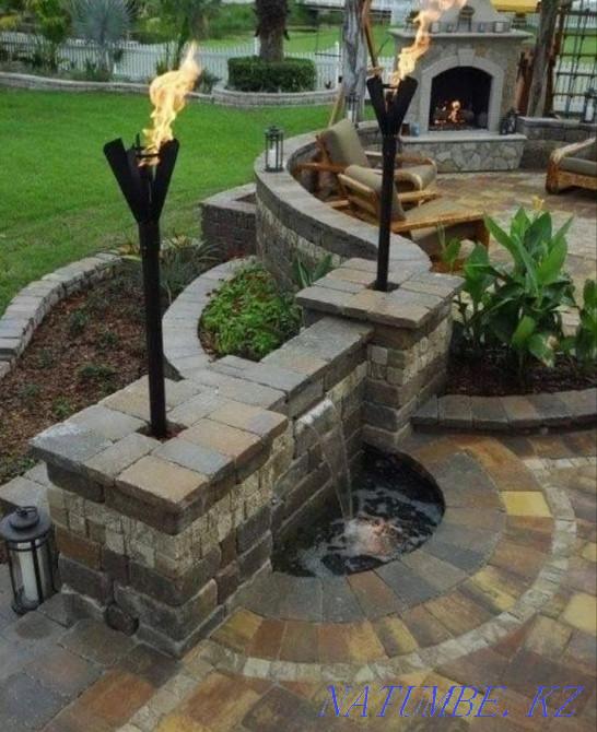 Automatic lawn watering. Landscape design Nur-Sultan city Акбулак - photo 5