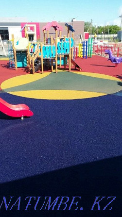 Rubber coating (Tartan) for children's and sports grounds Pavlodar - photo 1