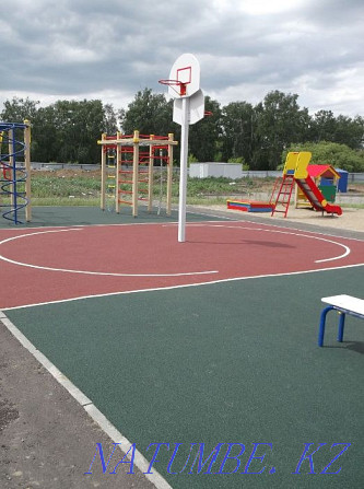 Rubber coating (Tartan) for children's and sports grounds Pavlodar - photo 3