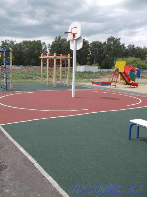 Резиновое покрытие (Тартан) для детских и спортивных площадок Павлодар - изображение 3