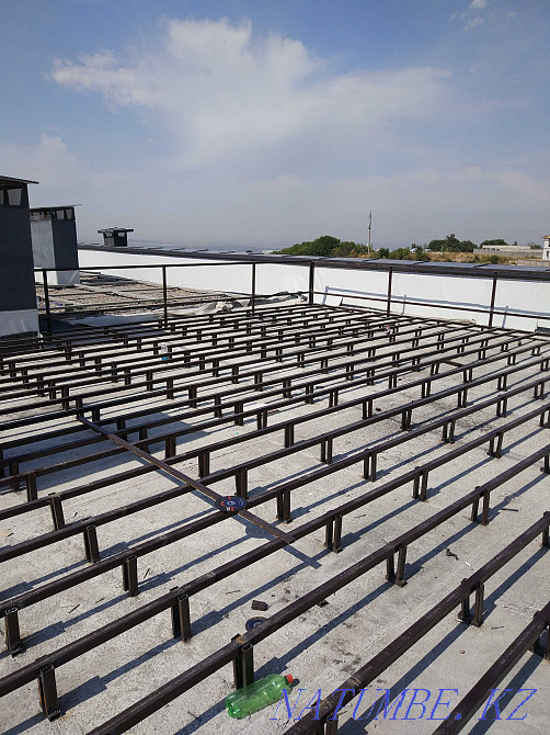 Installation of decking, WPC, terrace boards, limestone, polygal. Almaty - photo 4