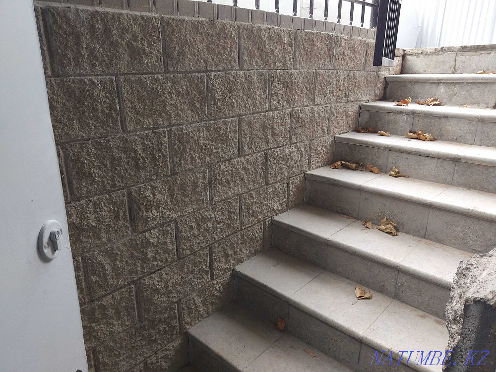 Installation of decking, WPC, terrace boards, limestone, polygal. Almaty - photo 7