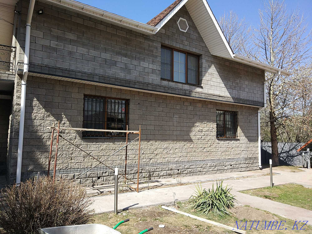 Installation of decking, WPC, terrace boards, limestone, polygal. Almaty - photo 6