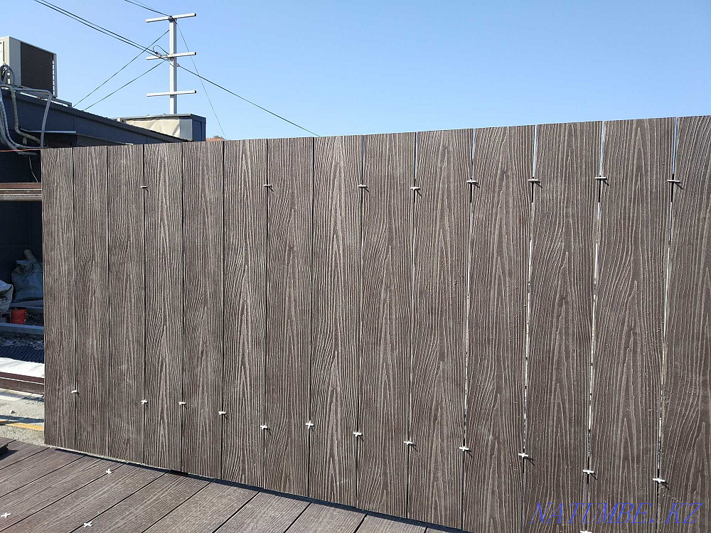 Installation of decking, WPC, terrace boards, limestone, polygal. Almaty - photo 2