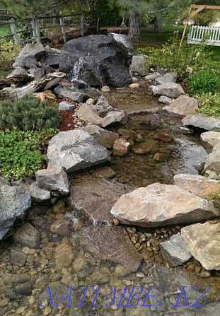 Водопады в саду из камня Каменка - изображение 4