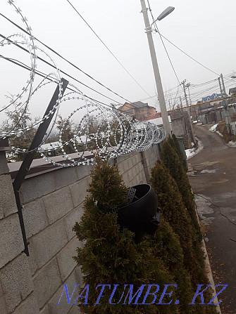 Professional installation (Installation) SBB Egoza. Barbed wire. ACL Almaty - photo 2