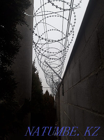 Professional installation (Installation) SBB Egoza. Barbed wire. ACL Almaty - photo 3
