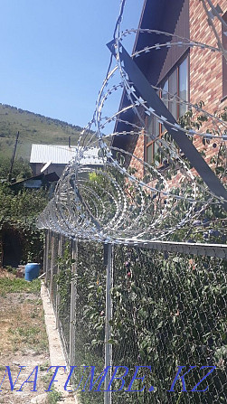 Professional installation (Installation) SBB Egoza. Barbed wire. ACL Almaty - photo 7