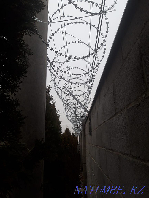 Professional installation (Installation) SBB Egoza. Barbed wire. ACL Almaty - photo 3