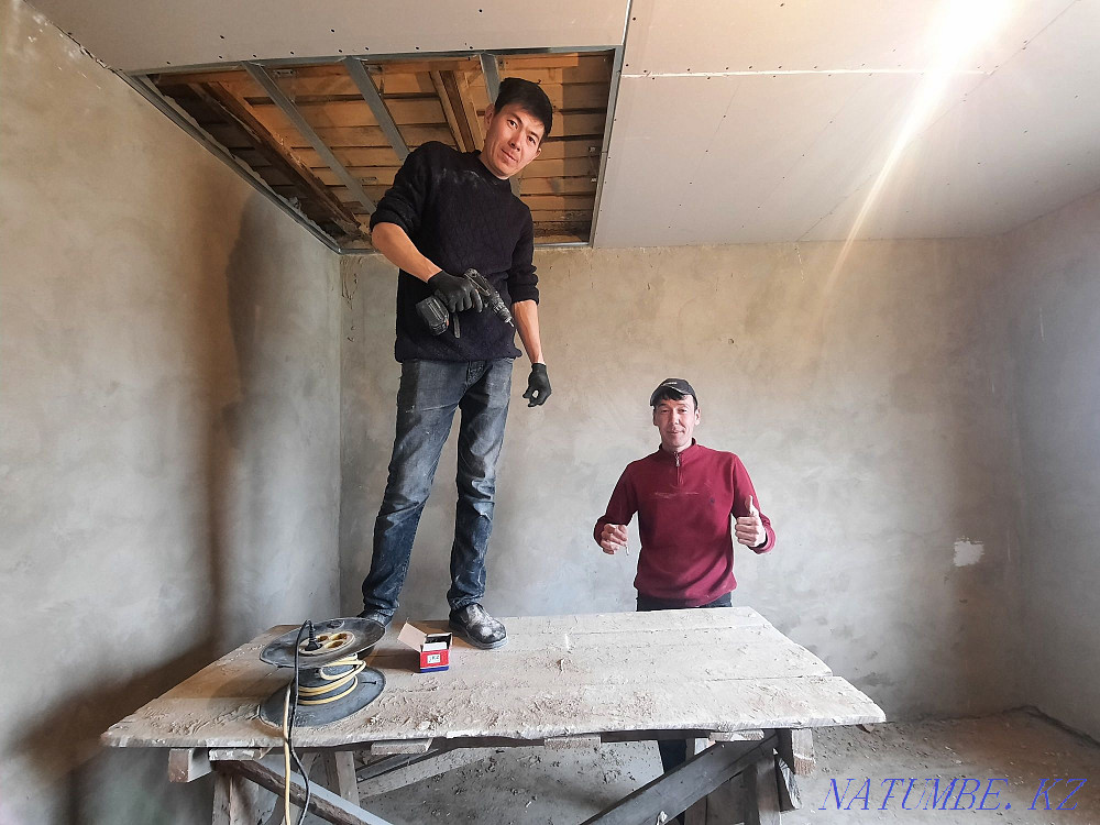 Монтаж ГИПСОКАРТОНА Либой Сложности Алматы - изображение 2