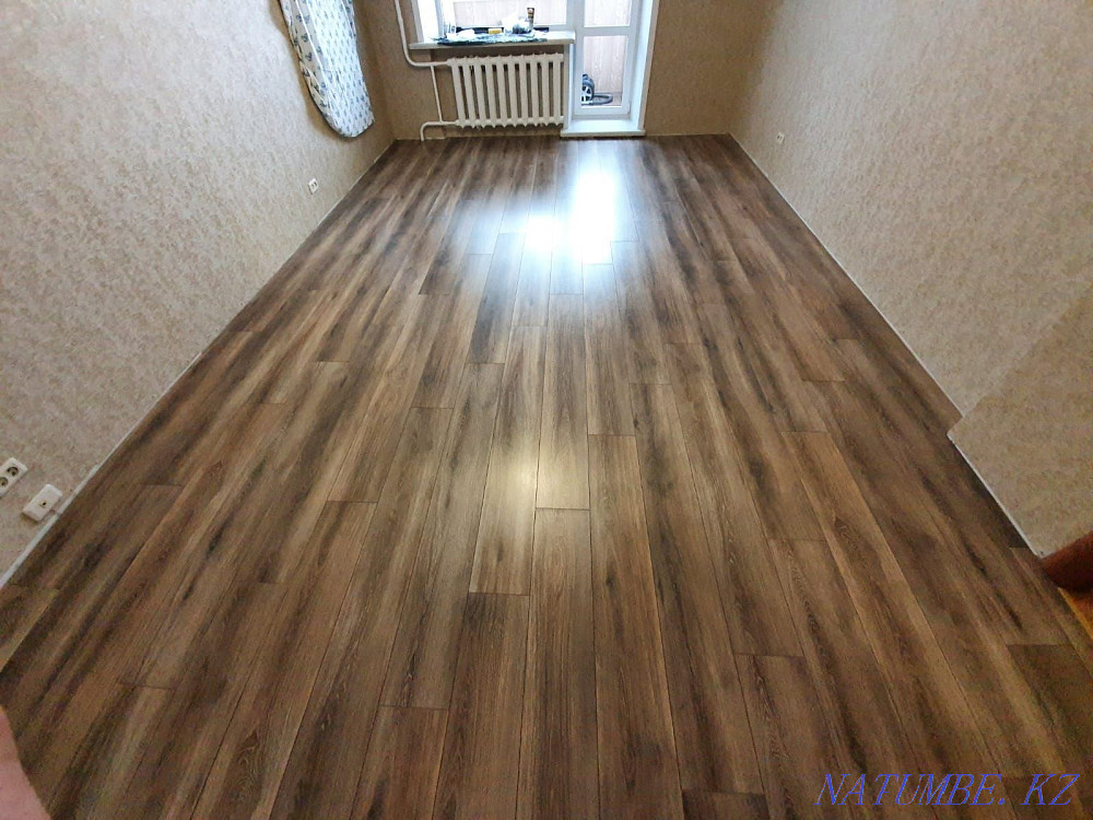 Настил линолеума, укладка ламината, установка плинтусов Костанай - изображение 6