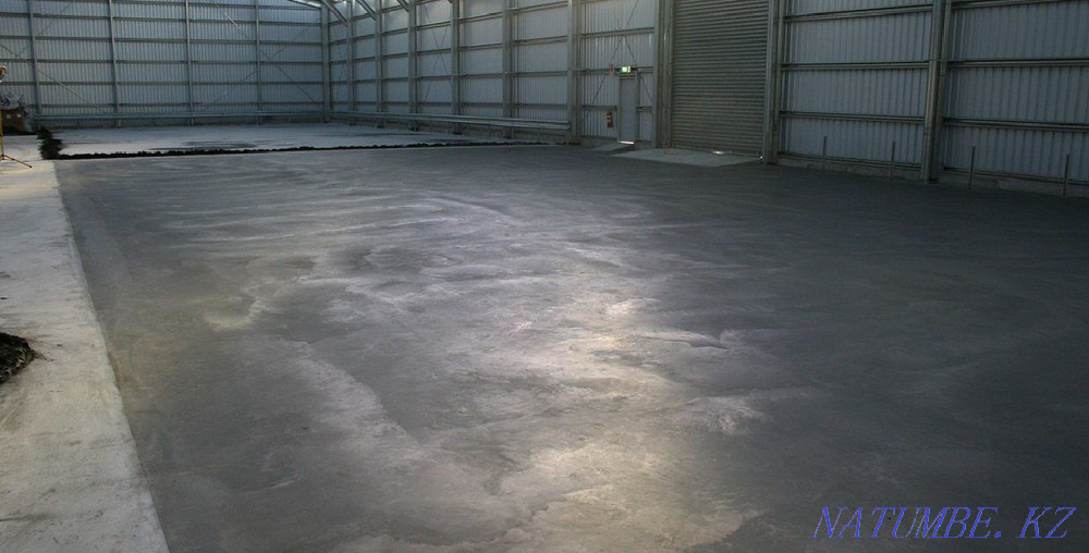Professional pouring of concrete floors self-leveling floor laying of laminate Ust-Kamenogorsk - photo 1