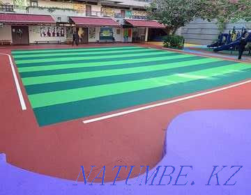 From 4300tg Rubber Tartan coating, seamless, artificial turf Turkestan - photo 7