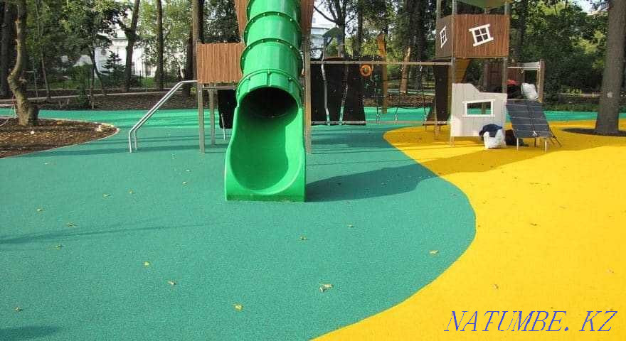 From 4300tg. Rubber crumb pad. Rubber coating. tartan Shymkent - photo 5