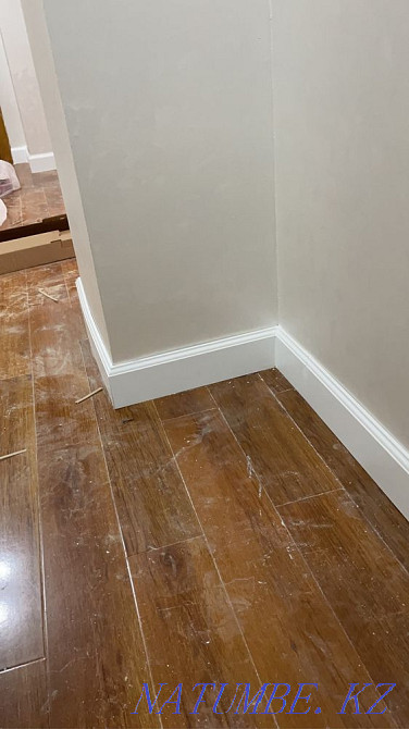 Укладка ламината профессионально! Установка плинтус мдф! молдинг Алматы - изображение 8