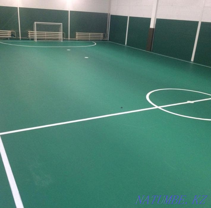 From 4300. Rubber coating. Rubber crumb laying, artificial gas Taraz - photo 2