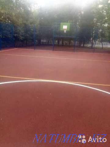 От 4300 Укладка резиновой крошки. Резиновая покрытие. Тартан Шымкент - изображение 4