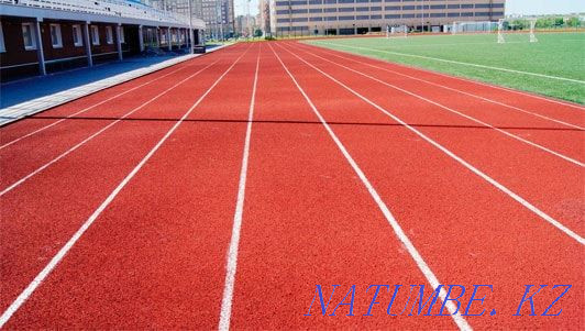 4300тг. Укладка резиновой крошки. Резиновая покрытие. Плитка резина Шымкент - изображение 2