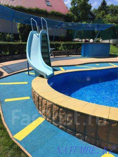 From 4300tg. Rubber crumb pad. Rubber coating. tartan Shymkent - photo 6