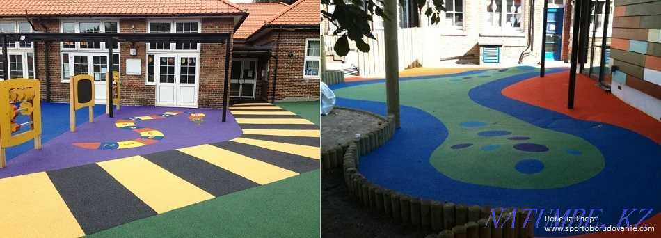 From 5400tg Rubber crumb. Rubber coating seamless tartan Atyrau - photo 6