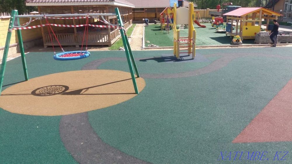 От 4000тг Резиновое Покрытие Тартан плитка резиновая Шымкент - изображение 3