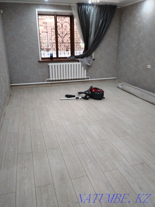 Ламинат, линолеум, паркет төсеу.  отбасы  - изображение 2