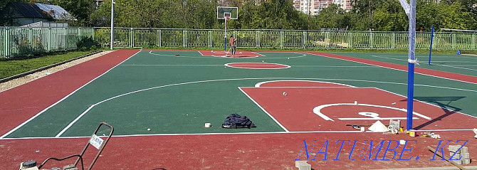 From 4200tg. Rubber crumb pad. Rubber coating seamless, tiles Shymkent - photo 5
