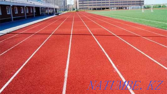 От 4200тг. Укладка резиновой крошки. Резин покрытие бесшовное,плитка Шымкент - изображение 7