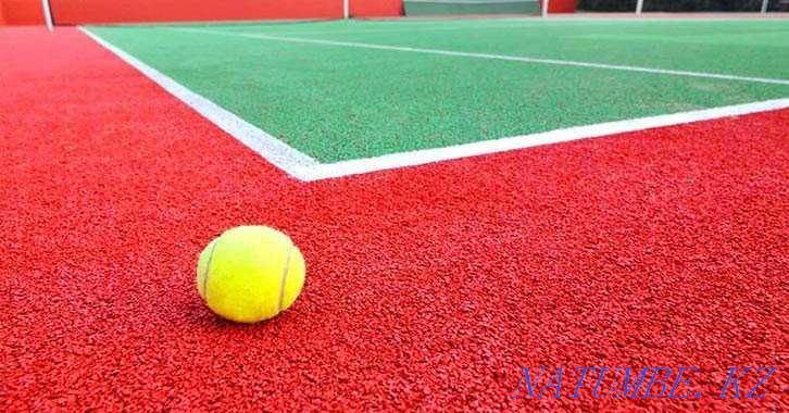 От 4200тг. Укладка резиновой крошки. Резин покрытие бесшовное,плитка Шымкент - изображение 6