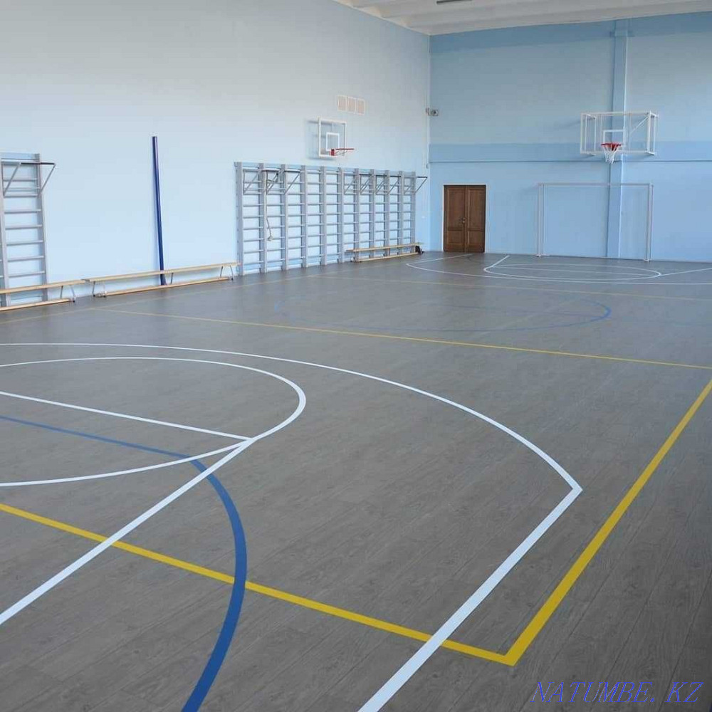 Спорт залдарына арналған спорттық линолеум  Астана - изображение 6
